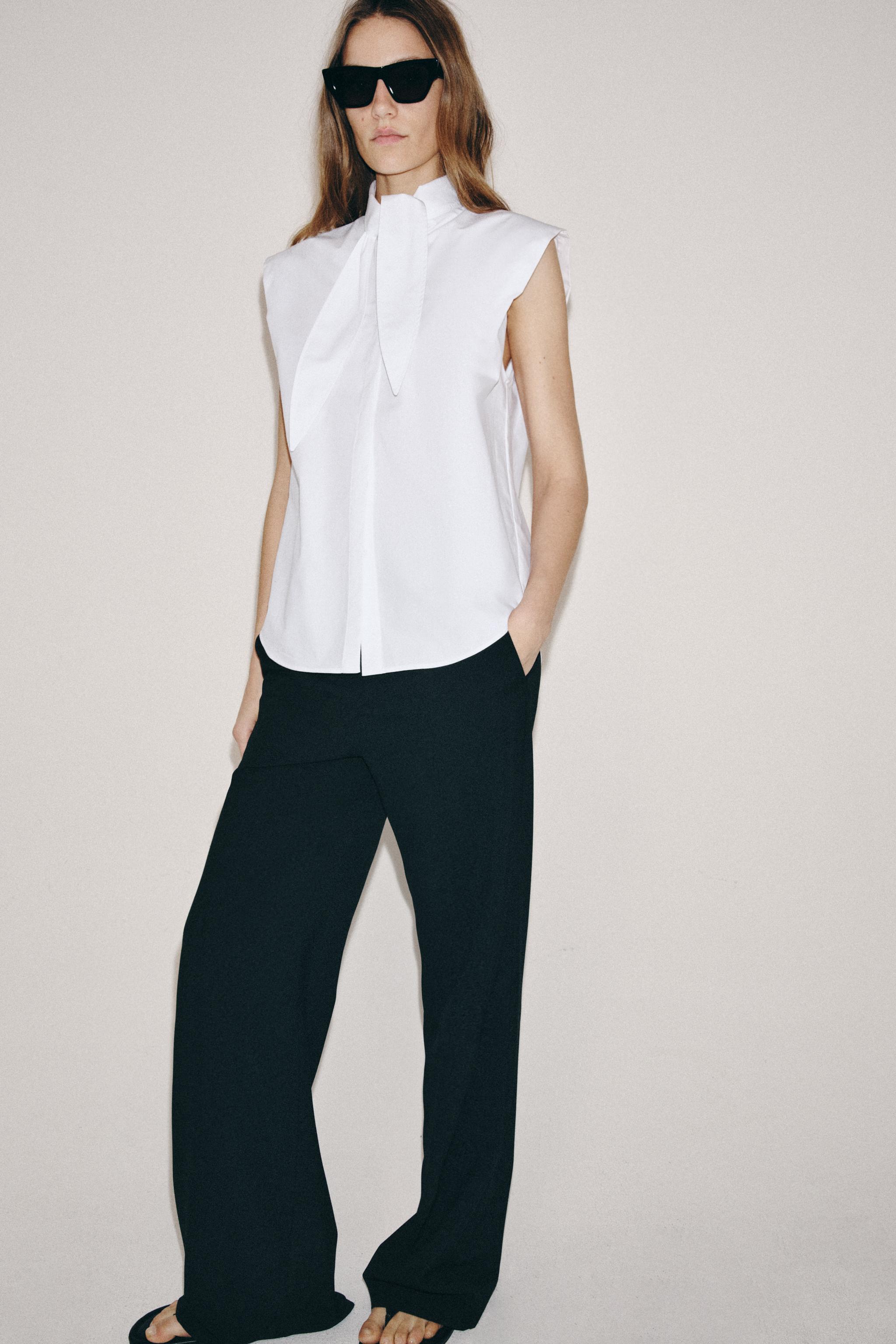 CHEMISE À RAYURES AVEC NŒUDS ZW COLLECTION
